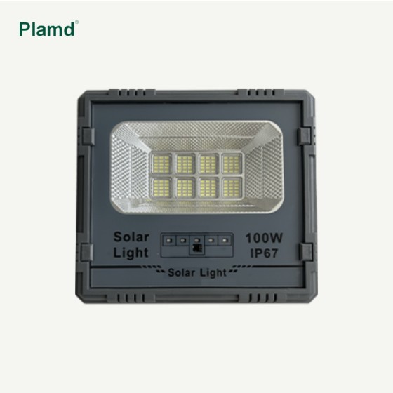 Solar LED flood light 100W 200W 300W 500W IP65 industrial ABS portable with battery